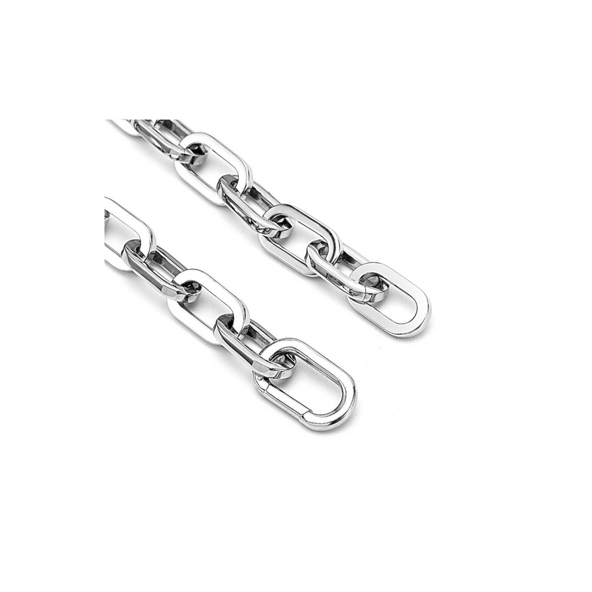 High Polish Paperclip Stainless Steel Bracelet