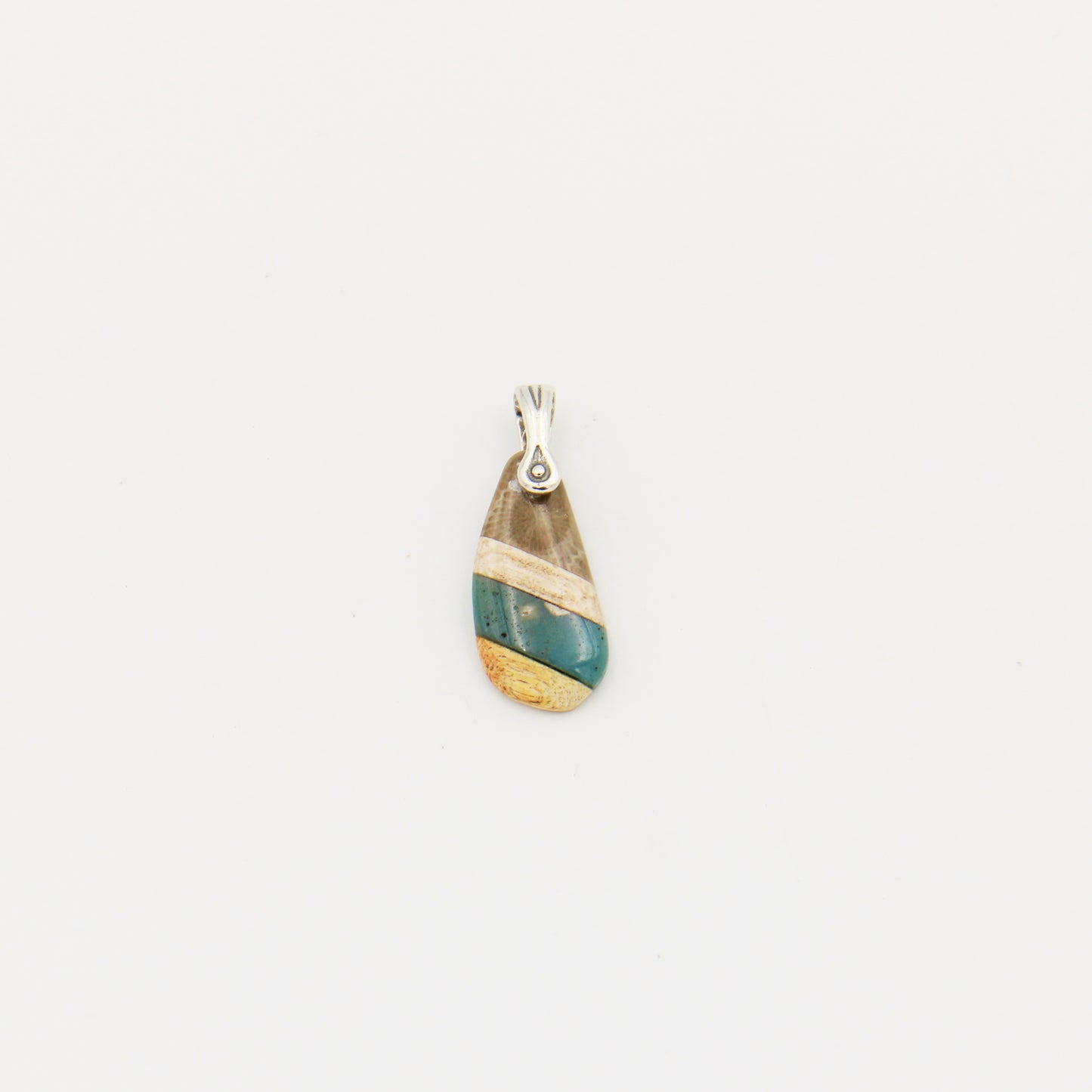 Shoreline Collection Sterling Pear Pendant
