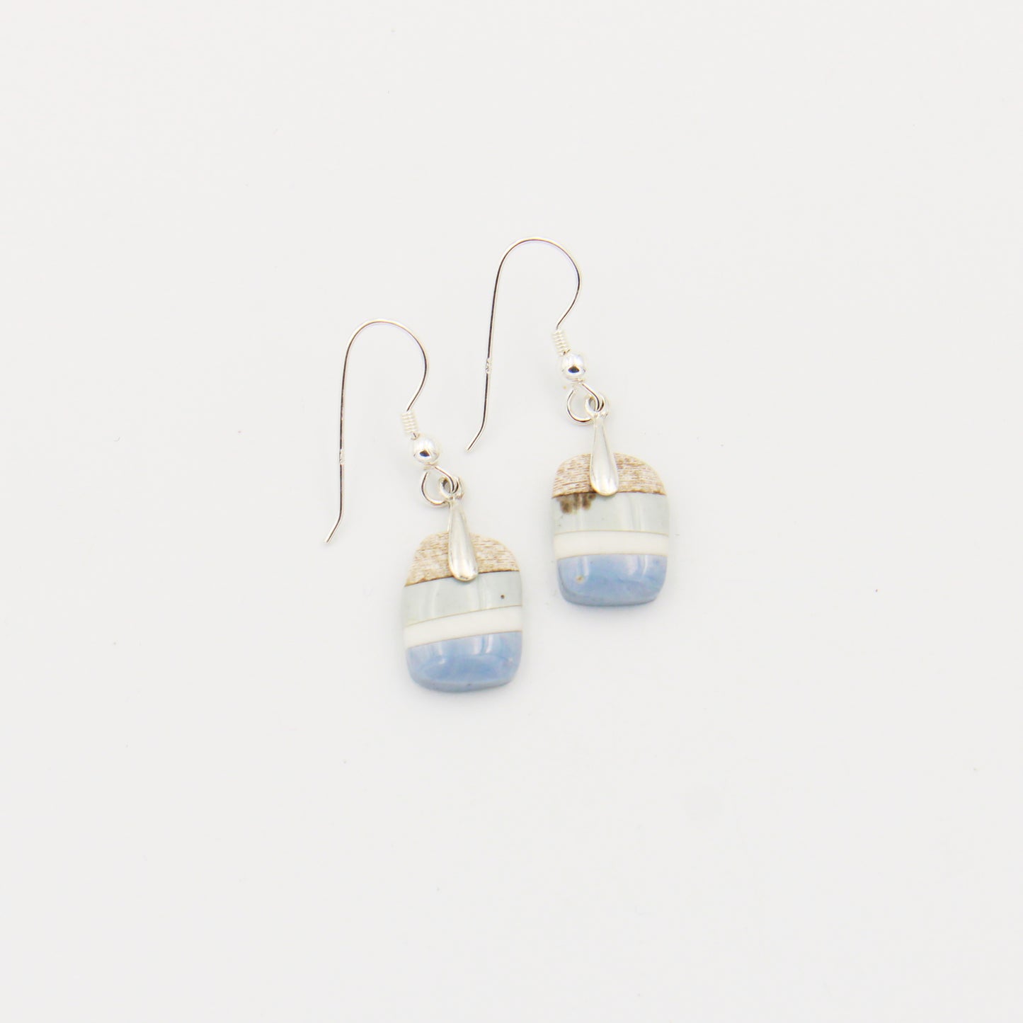 Shoreline Small Rectangle Sterling Earrings