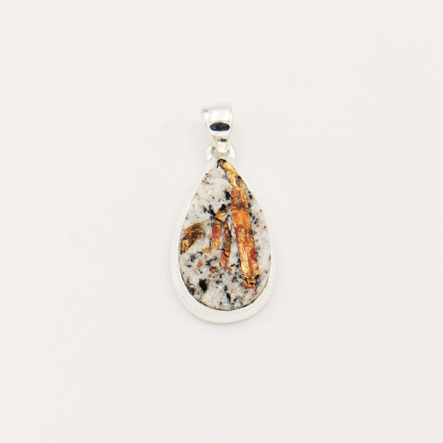 Astrophylite Teardrop Sterling Pendant