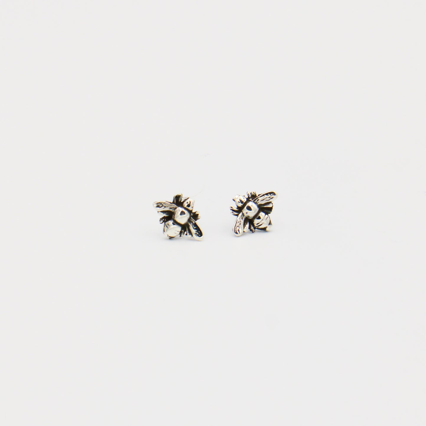 Sterling Silver Bumble Bee Studs