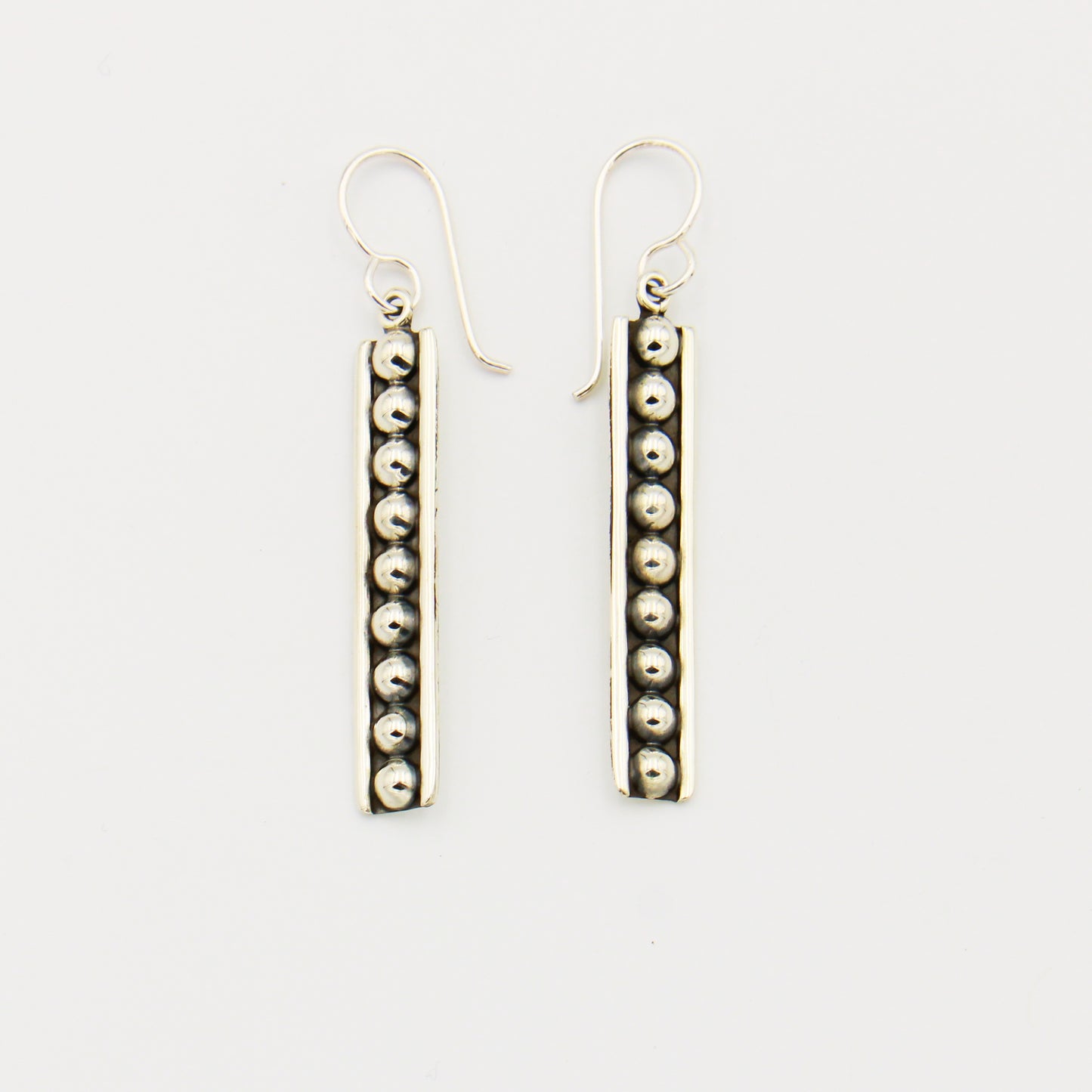 Sterling Silver Bar Earrings