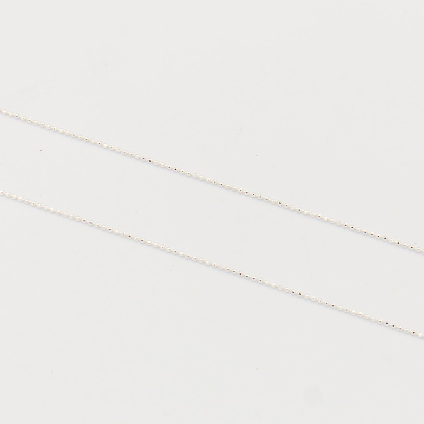 16" Diamond Cut Bead Chain 1mm
