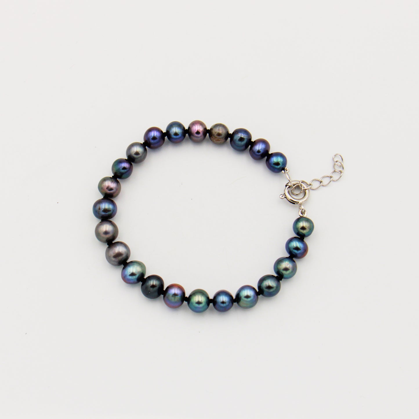 Freshwater Pearl Sterling Bracelet 7-8"