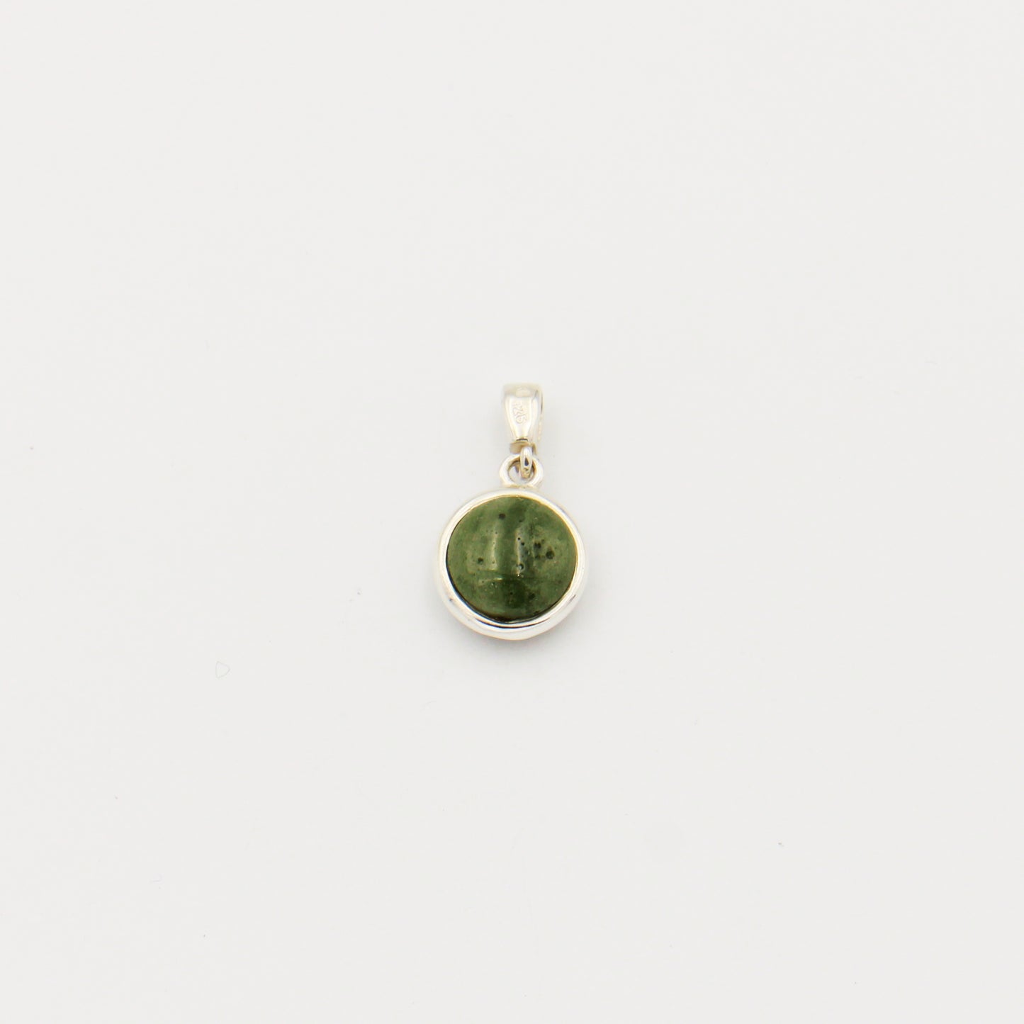 Petoskey & Frankfort Green Reversible Large Oval Pendant