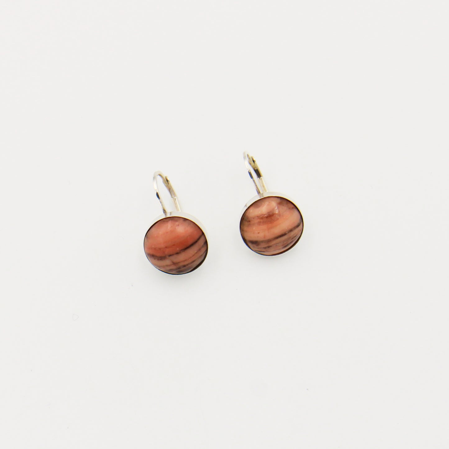 Kona Dolomite 12mm Sterling Earrings