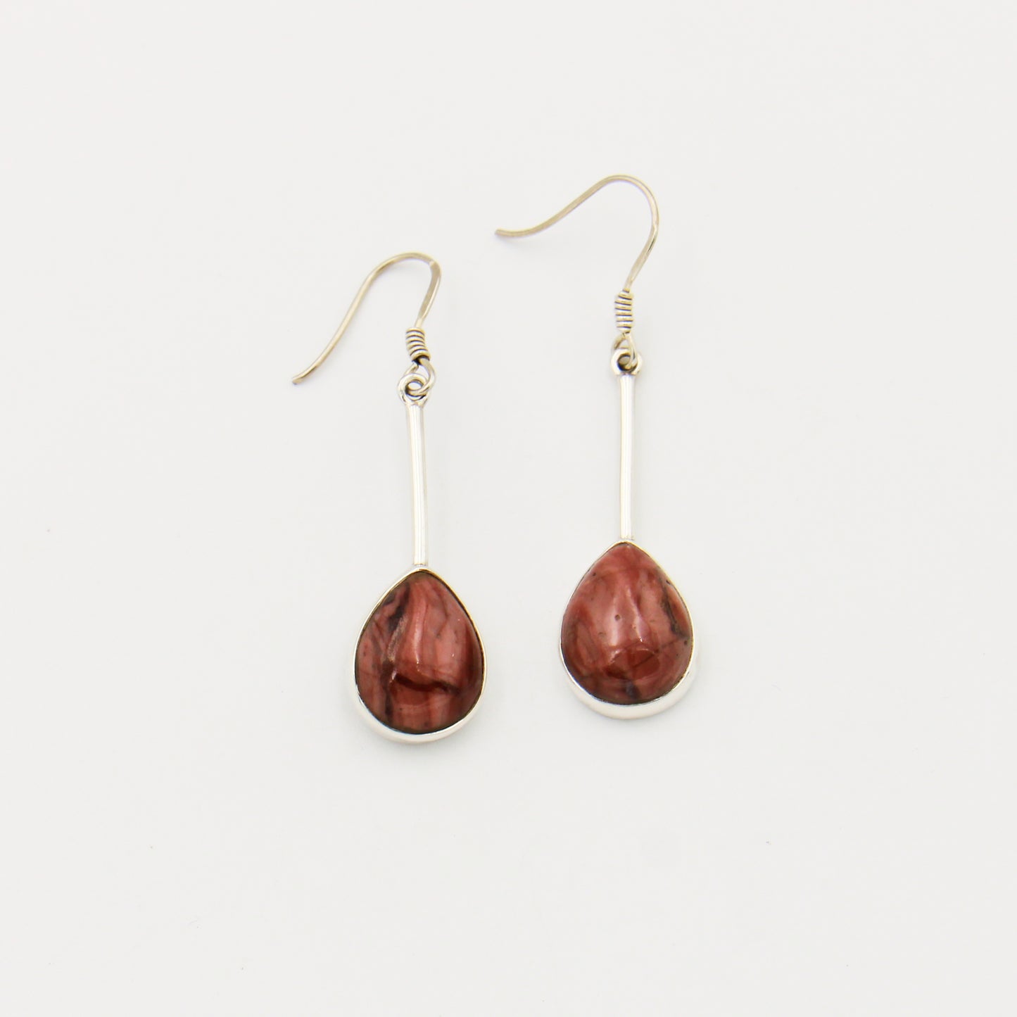 Kona Dolomite Teardrop Sterling Stick Earrings