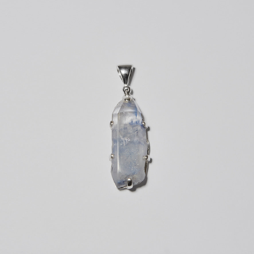 Blue Dumortierite in Quartz Sterling Pendant : 210000016960