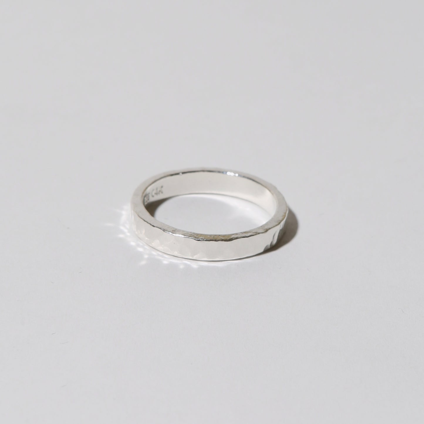 Sterling Silver Hammered Band 7