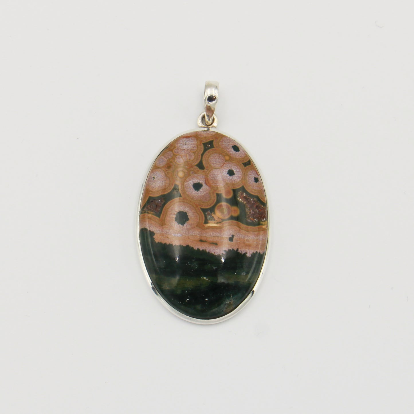 Ocean Jasper Statement Sterling Pendant : 210000020827