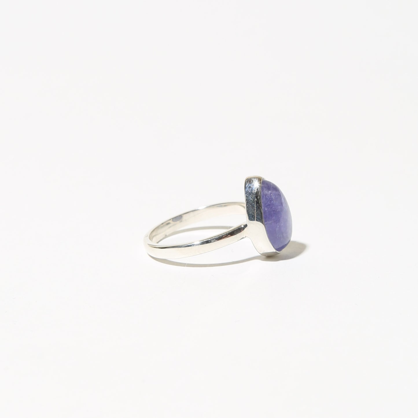 Tanzanite Teardrop Sterling Ring Sz 7