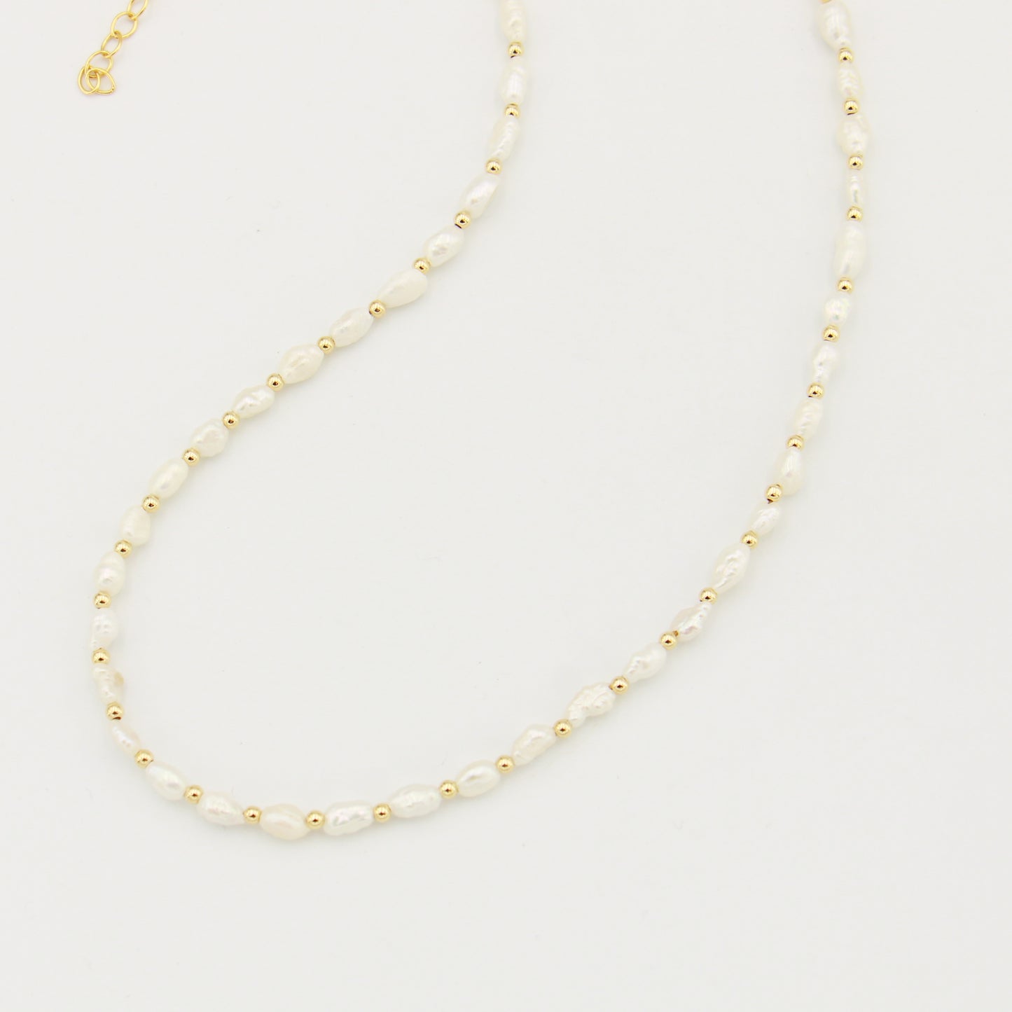 Freshwater Pearl & Beads GF Necklace Adj