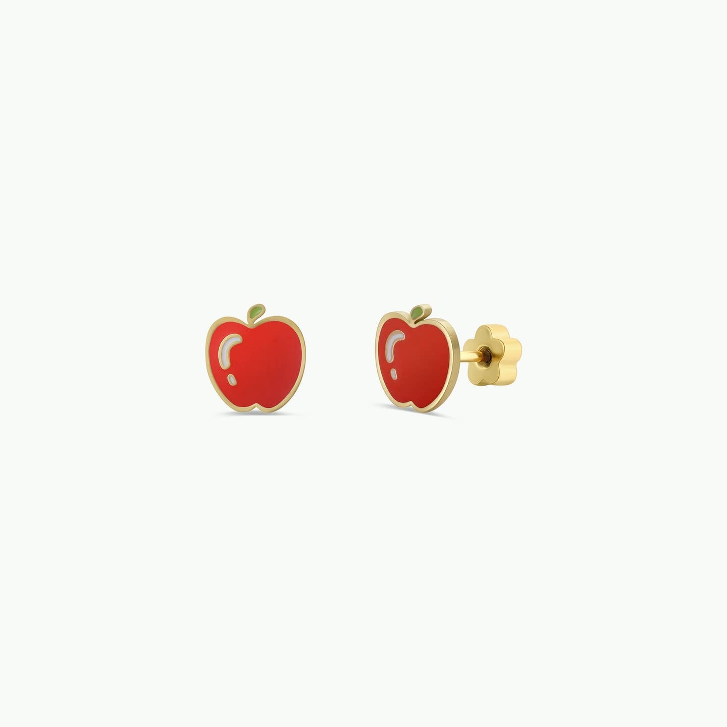 Cute Enamel Flat Back GP Studs