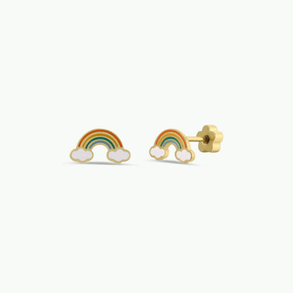 Cute Enamel Flat Back GP Studs