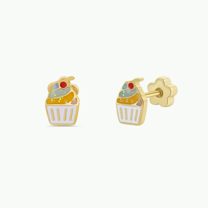 Cute Enamel Flat Back GP Studs