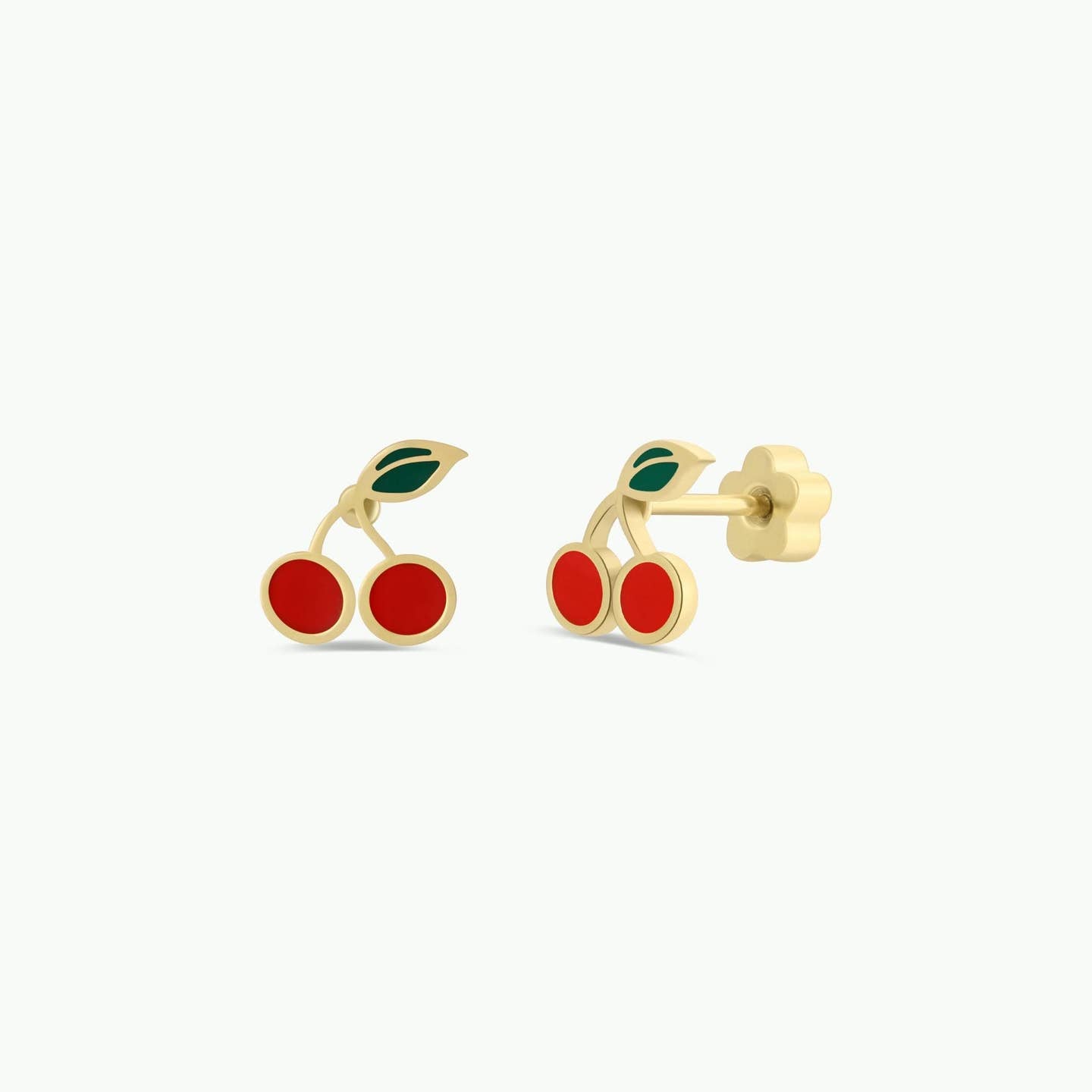 Cute Enamel Flat Back GP Studs