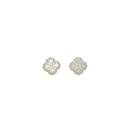 Cute Enamel Flat Back GP Studs