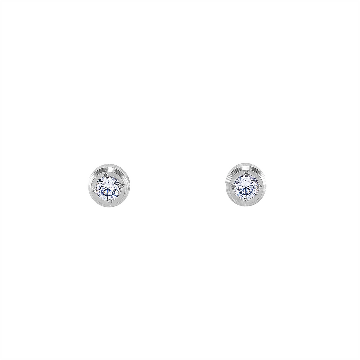 Pave Stainless Studs