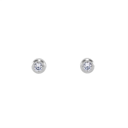 Pave Stainless Studs