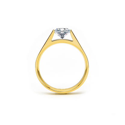 Solitaire .75 ct Stainless Ring
