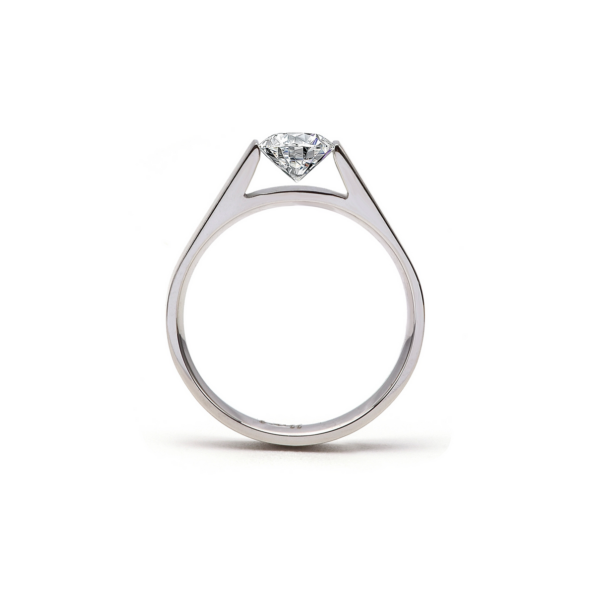 Solitaire .75 ct Stainless Ring