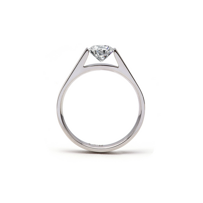 Solitaire .75 ct Stainless Ring