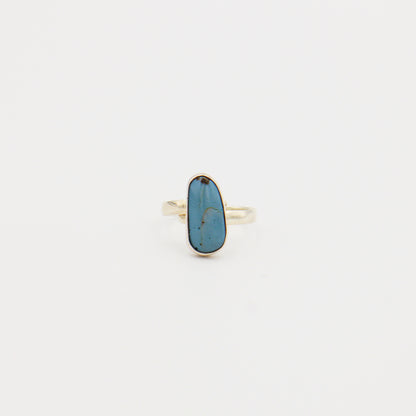 Leland Blue Oval Ring Size Adj