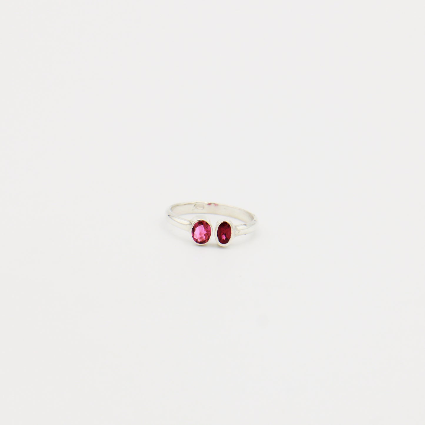 Tourmaline 2 Stone Split Ring