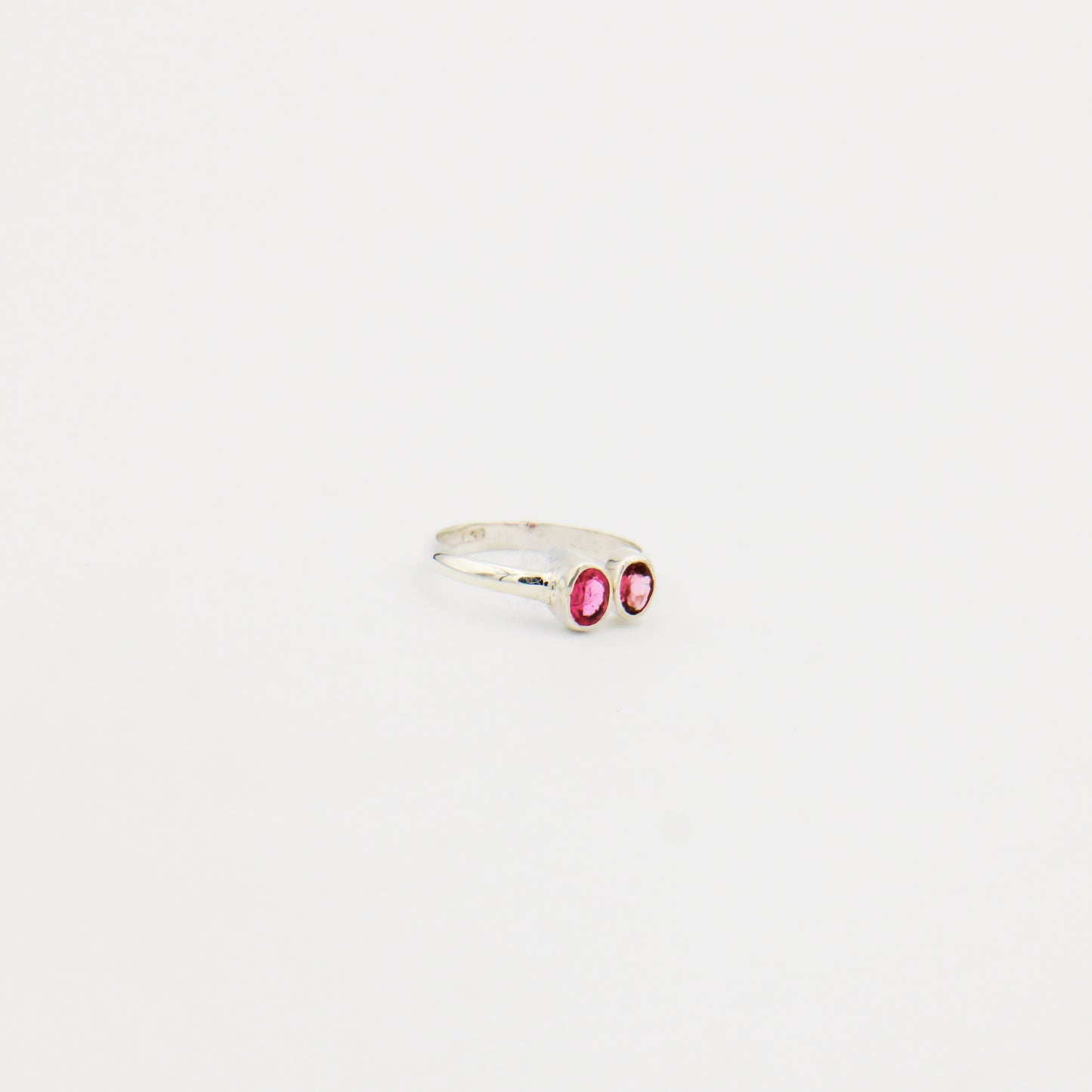 Tourmaline 2 Stone Split Ring