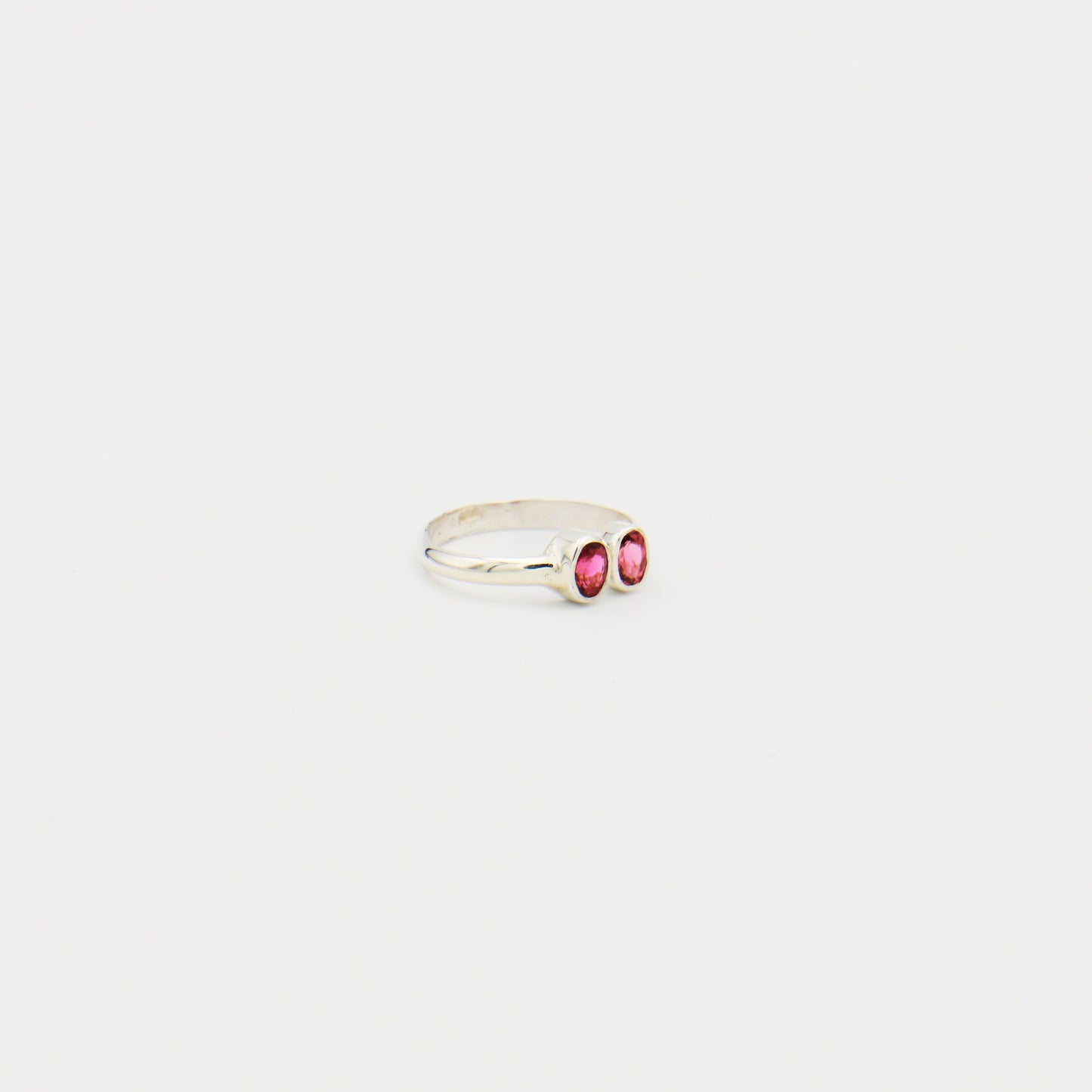 Tourmaline 2 Stone Split Ring