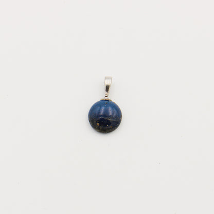 Leland Blue Round 12mm Drilled Pendant