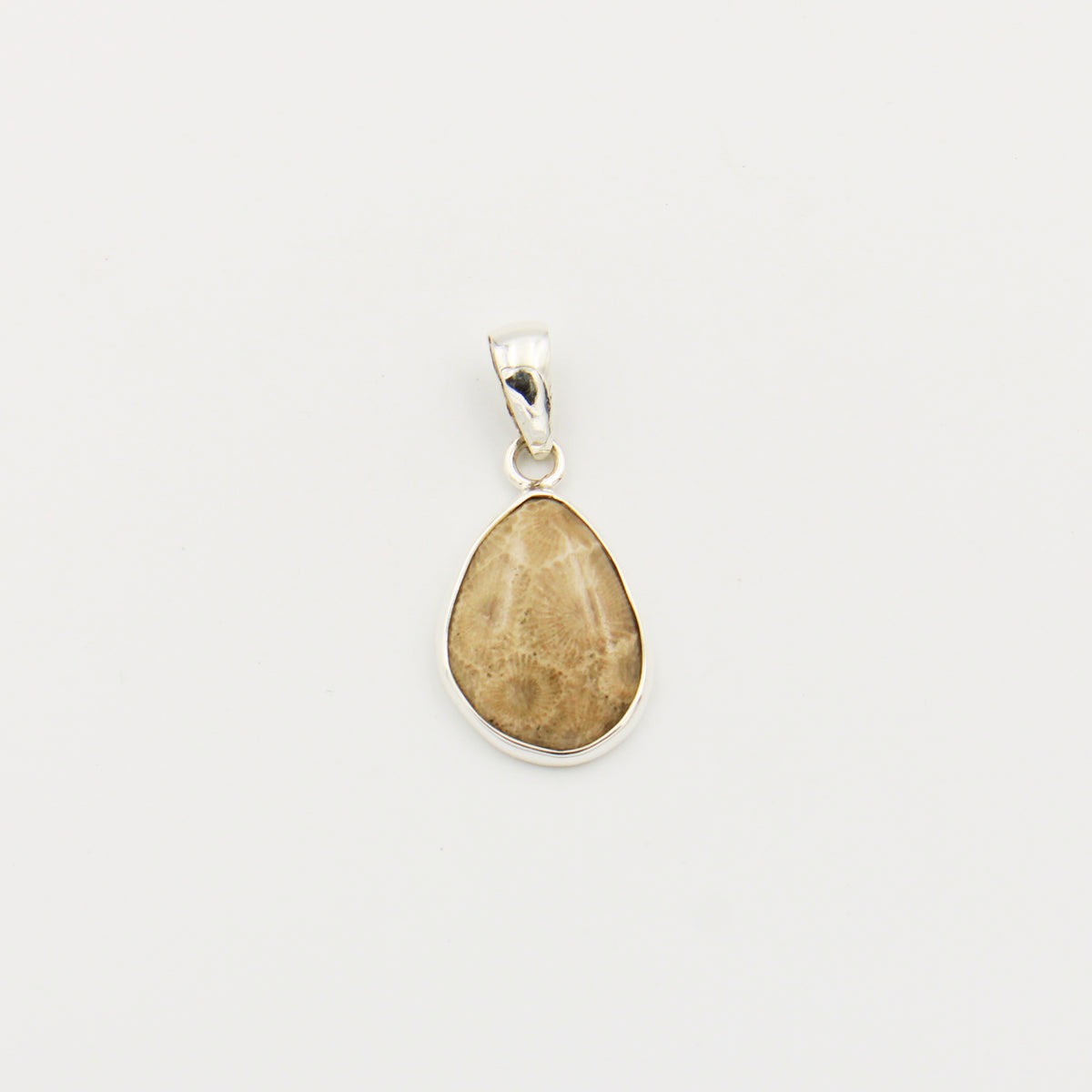 Petoskey Pear Sterling Pendant