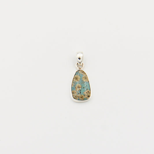 Leland Blue Ovoid Bezel Sterling Pendant