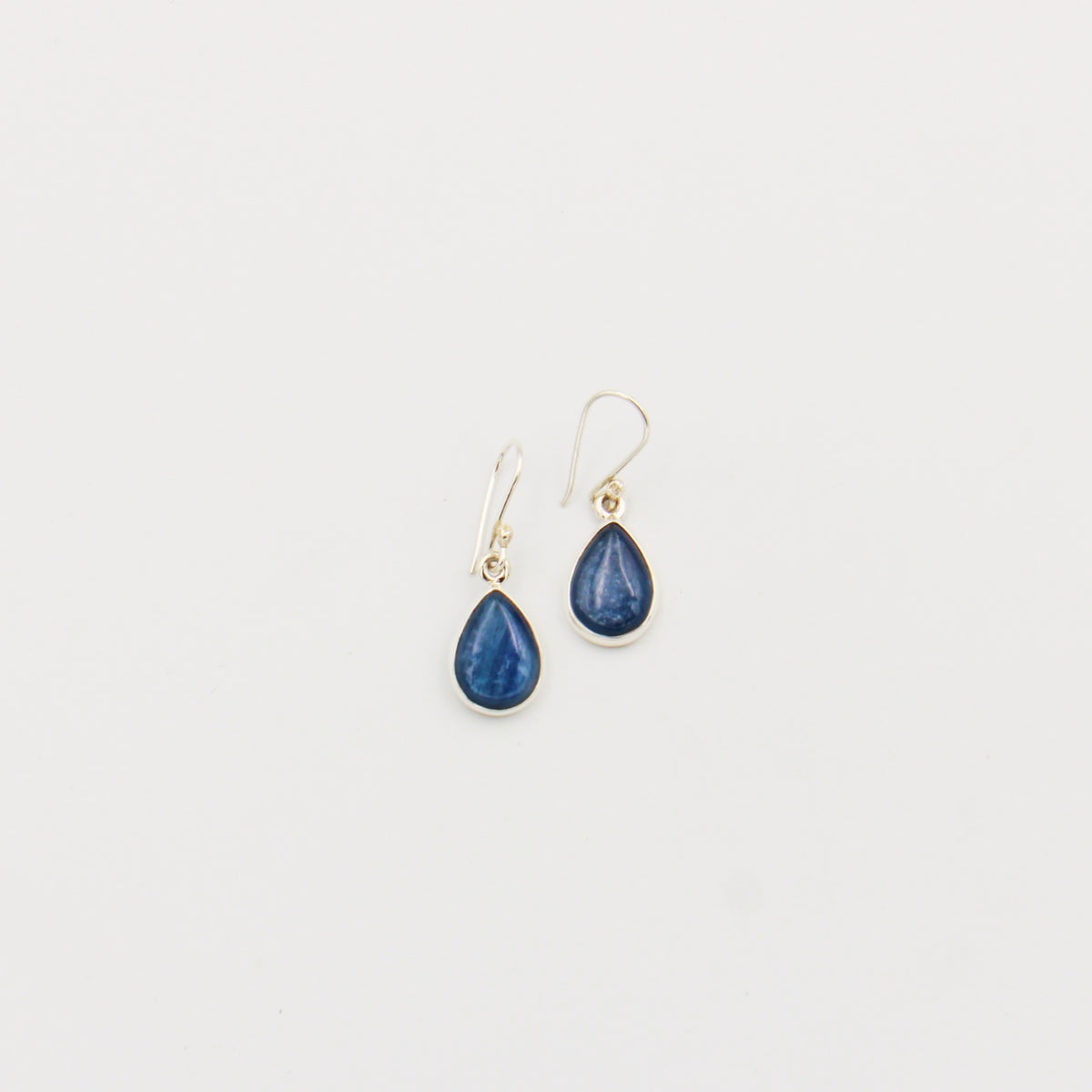 Kyanite Teardrop Sterling Earrings