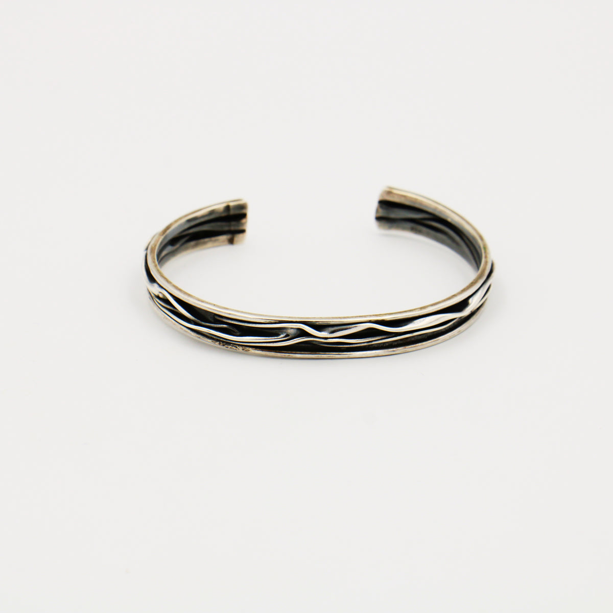 Sterling Silver Branch Statement Cuff