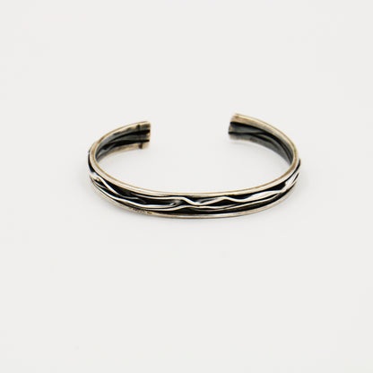 Sterling Silver Branch Statement Cuff