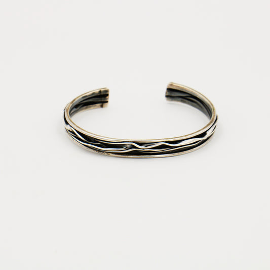 Sterling Silver Branch Statement Cuff