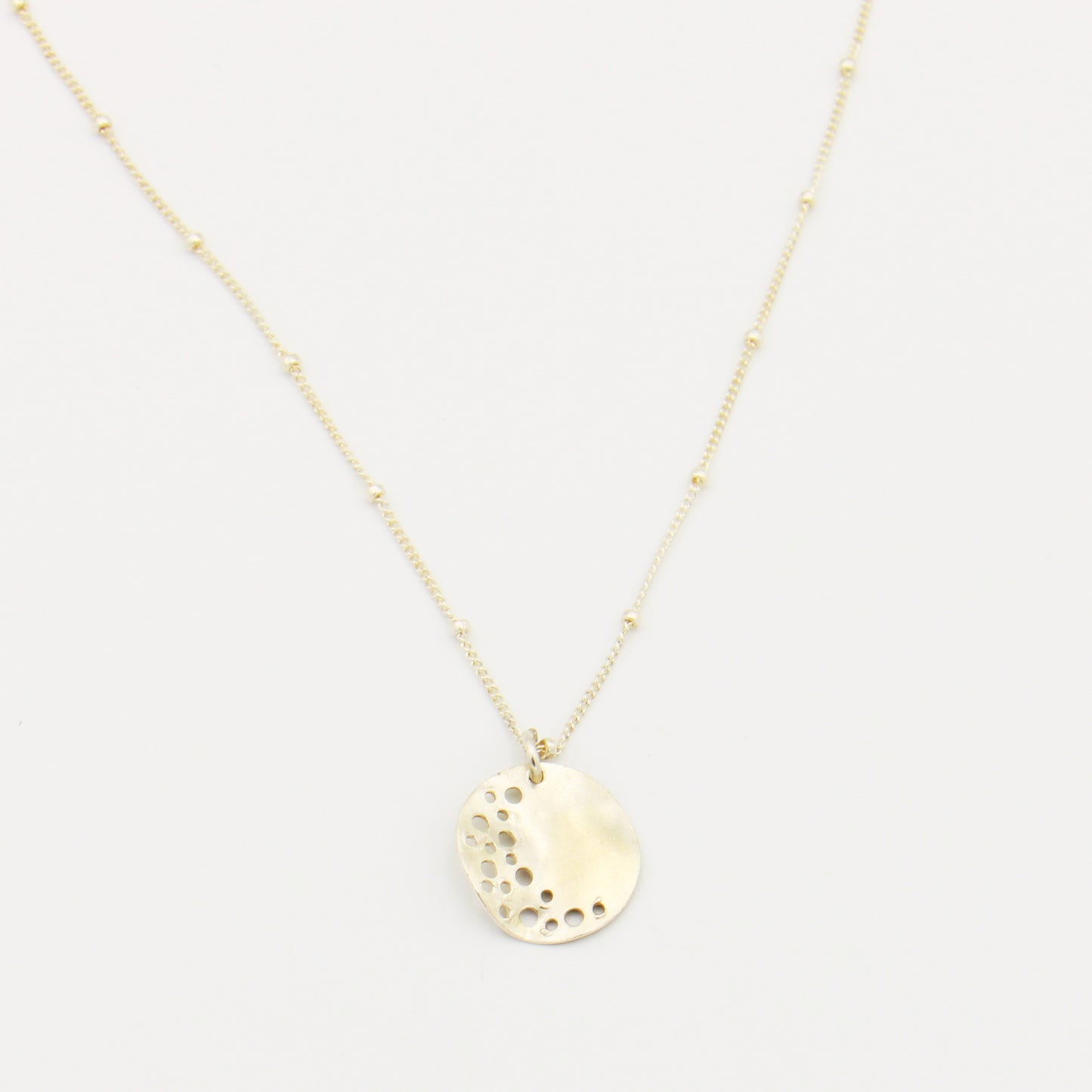 Sterling Eclipse Necklace 18"