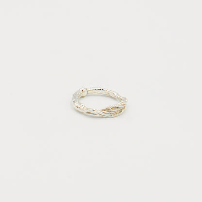 Sterling Silver Vine Stacking Ring Size 8