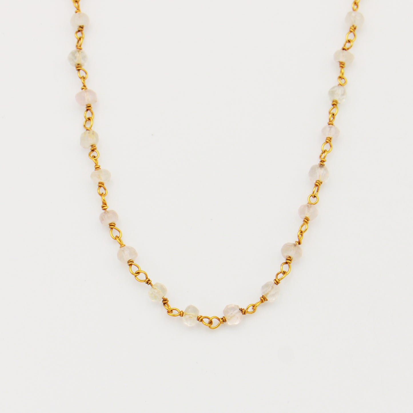 Moonstone & GF Necklace 17"