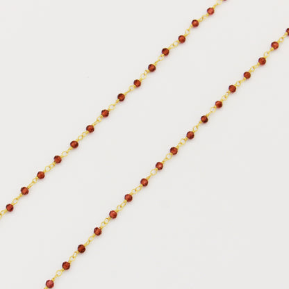 Rhodelite & GF Necklace 15-17"