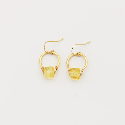 Citrine Get Lucky GF Earrings