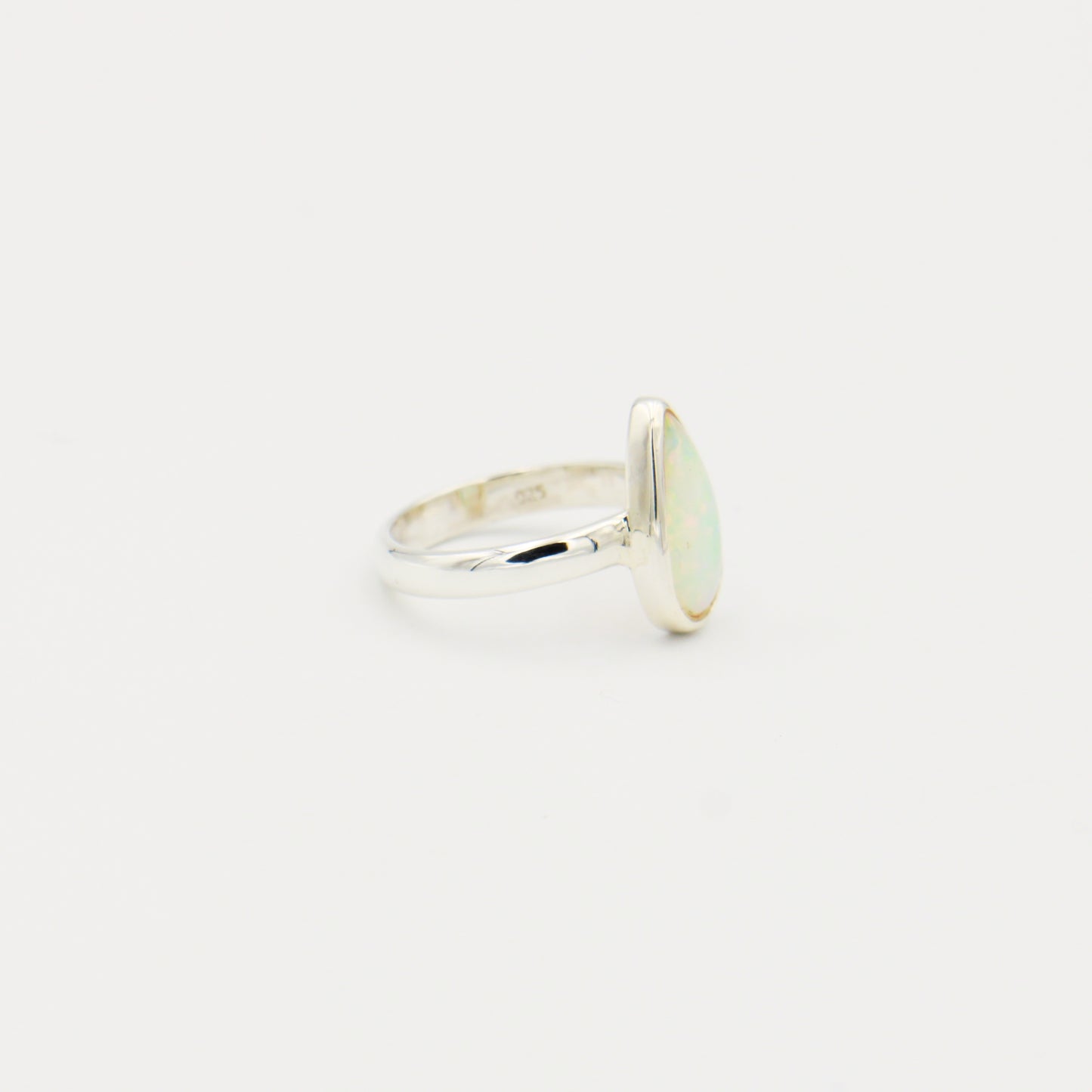 Ethiopian Teardrop Sterling Ring Size 6