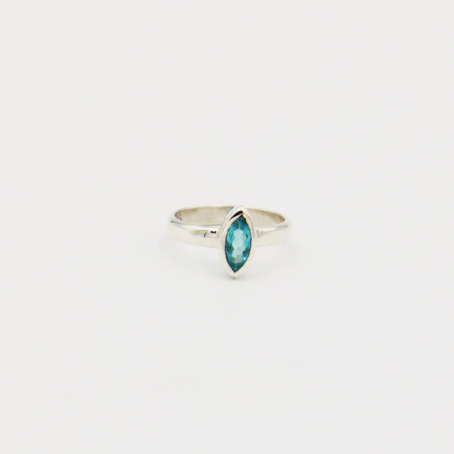 Apatite Marquis Sterling Ring Size 7