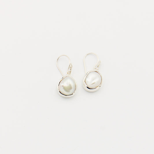 Baroque Pearl Sterling Earrings