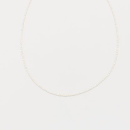 Tiny Pearls Necklace 16.5"-17.5"