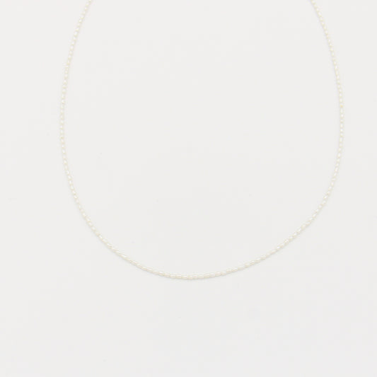 Tiny Pearls Necklace 16.5"-17.5"