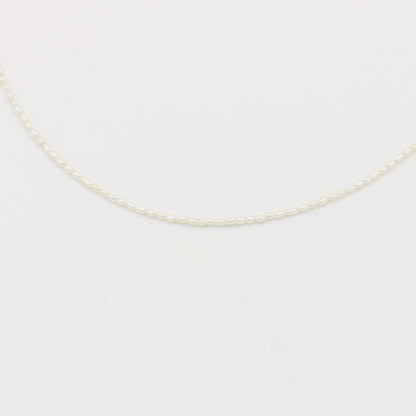 Tiny Pearls Necklace 16.5"-17.5"