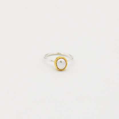 Pearl GP Sterling Ring Size 6