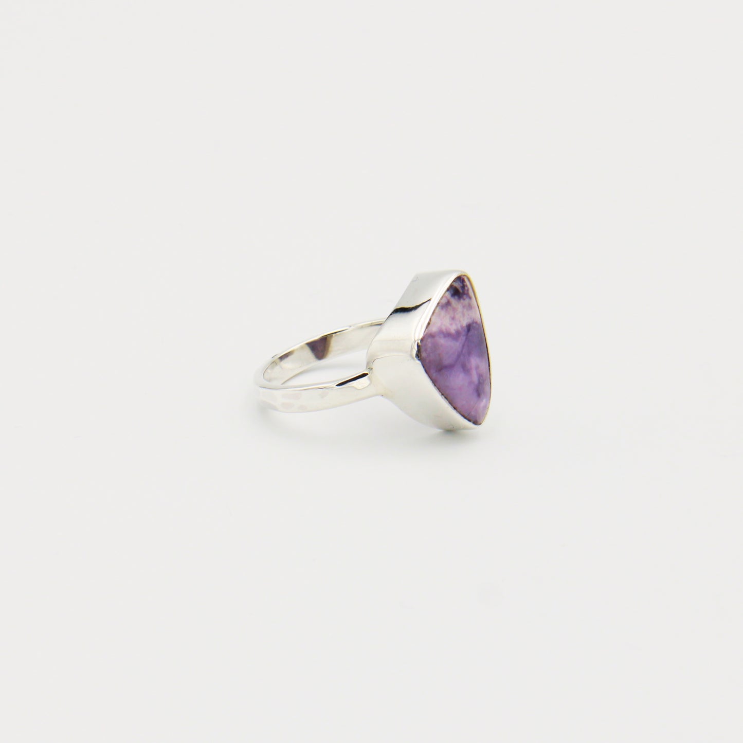 Tiffany Jasper Wedge Sterling Ring Size 10
